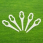 Preview: Universal Premiumpreis® Rasentrimmer Rasenmäher Plastik Ersatzmesser aus Kunststoff für verschiedene Hersteller, u.a. IKRA, BOSCH, Einhell, Florales, Primaster
