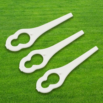 Universal Premiumpreis® Rasentrimmer Rasenmäher Plastik Ersatzmesser aus Kunststoff für verschiedene Hersteller, u.a. IKRA, BOSCH, Einhell, Florales, Primaster